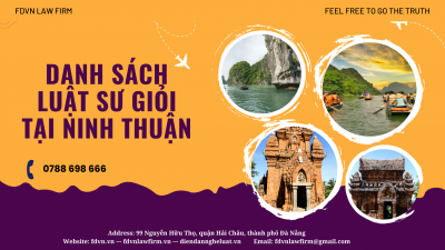 DANH SÁCH LUẬT SƯ GIỎI TẠI TỈNH NINH THUẬN