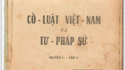 SÁCH CỔ LUẬT VIỆT NAM VÀ TƯ PHÁP SỬ - QUYỂN I: TẬP 1-2 (TÁC GIẢ: VŨ VĂN MẪU)
