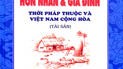 SÁCH ĐỊNH CHẾ HÔN NHÂN & GIA ĐÌNH THỜI PHÁP THUỘC VÀ VIỆT NAM CỘNG HÒA (TÀI SẢN) - TIẾN SĨ SỬ HỌC HUỲNH CÔNG BÁ