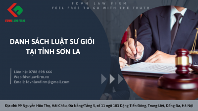 DANH SÁCH LUẬT SƯ GIỎI TẠI TỈNH SƠN LA