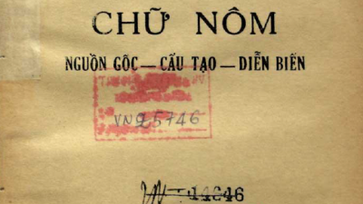 SÁCH CHỮ NÔM - NGUỒN GỐC, CẤU TẠO, DIỄN BIẾN (TÁC GIẢ: ĐÀO DUY ANH)