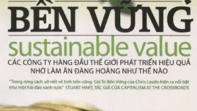 SÁCH GIÁ TRỊ BỀN VỮNG (TÁC GIẢ: CHRIS LASZLO)