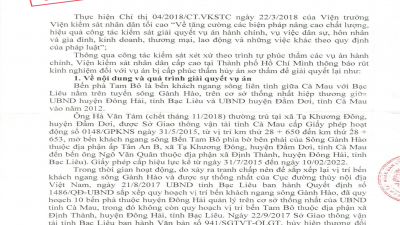 THÔNG BÁO RÚT KINH NGHIỆM: DO QUY HOẠCH MÀ PHẢI ĐÌNH CHỈ HOẠT ĐỘNG CỦA CHỦ BẾN KHÁCH – CƠ QUAN NHÀ NƯỚC PHẢI BỒI THƯỜNG