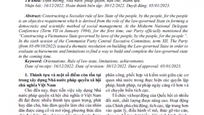 Tạp chí Nghề Luật số 01/2023 - năm thứ mười lăm