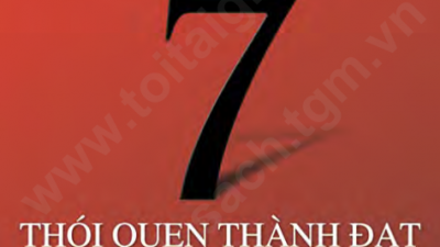 SÁCH CẢM HỨNG SỐNG THEO 7 THÓI QUEN THÀNH ĐẠT (TÁC GIẢ: STEPHEN R COVEY)