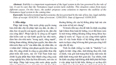 TẠP CHÍ NGHỀ LUẬT SỐ 05/2019​