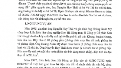 THÔNG BÁO SỐ 67/TB-VKS-DS RÚT KINH NGHIỆM VỀ KIỂM SÁT GIẢI QUYẾT VỤ ÁN DÂN SỰ