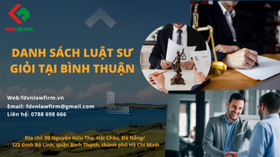 DANH SÁCH LUẬT SƯ GIỎI TẠI BÌNH THUẬN