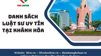 DANH SÁCH LUẬT SƯ UY TÍN TẠI KHÁNH HÒA