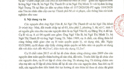 THÔNG BÁO SỐ 33/TB-VKSTC RÚT KINH NGHIỆM VỀ KIỂM SÁT VIỆC GIẢI QUYẾT VỤ ÁN DÂN SỰ