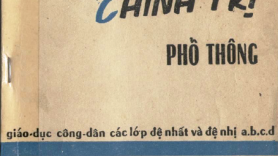 SÁCH CHÍNH TRỊ PHỔ THÔNG (TÁC GIẢ: TRẦN ĐỨC AN)