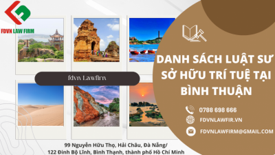DANH SÁCH LUẬT SƯ SỞ HỮU TRÍ TUỆ TẠI BÌNH THUẬN
