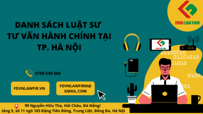DANH SÁCH LUẬT SƯ HÀNH CHÍNH TẠI THÀNH PHỐ HÀ NỘI