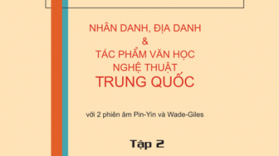 TỪ ĐIỂN NHÂN DANH, ĐỊA DANH VÀ TÁC PHẨM VĂN HỌC NGHỆ THUẬT TRUNG QUỐC - TẬP 2