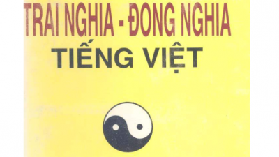 TỪ ĐIỂN TRÁI NGHĨA - ĐỒNG NGHĨA TIẾNG VIỆT