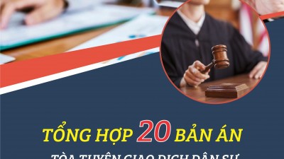 TỔNG HỢP 20 BẢN ÁN TÒA TUYÊN GIAO DỊCH DÂN SỰ VÔ HIỆU TỪNG PHẦN
