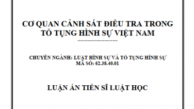 LUẬN ÁN TIẾN SĨ: THỰC HIỆN PHÁP LUẬT VỀ KHIẾU NẠI HÀNH CHÍNH TRONG LĨNH VỰC ĐẤT ĐAI TRÊN ĐỊA BÀN CÁC TỈNH TÂY NGUYÊN, VIỆT NAM (TÁC GIẢ: LÊ DUYÊN HÀ)