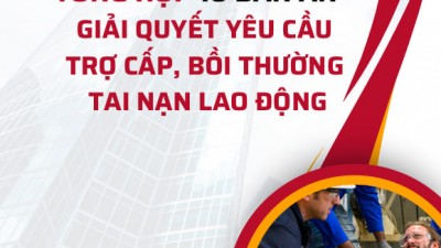 TỔNG HỢP 16 BẢN ÁN GIẢI QUYẾT YÊU CẦU TRỢ CẤP, BỒI THƯỜNG TAI NẠN LAO ĐỘNG