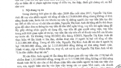 THÔNG BÁO RÚT KINH NGHIỆM VỀ VỤ ÁN “LỪA ĐẢO CHIẾM ĐOẠT TÀI SẢN”