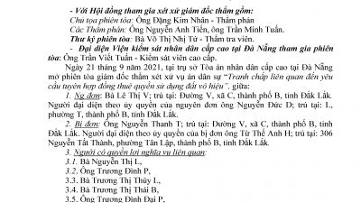 KINH NGHIỆM XÉT XỬ: QUYẾT ĐỊNH GIÁM ĐỐC THẨM HỦY BẢN ÁN SƠ THẨM VỤ ÁN TRANH CHẤP HỢP ĐỒNG MUA BÁN TÀI SẢN