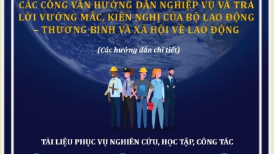 TỔNG HỢP CÁC CÔNG VĂN HƯỚNG DẪN NGHIỆP VỤ VÀ TRẢ LỜI VƯỚNG MẮC, KIẾN NGHỊ CỦA BỘ LAO ĐỘNG - THƯƠNG BINH VÀ XÃ HỘI VỀ LAO ĐỘNG