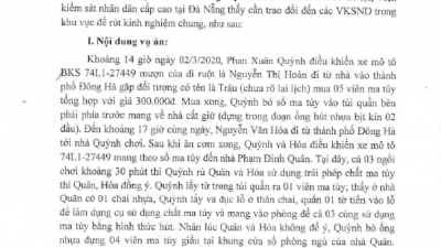 THÔNG BÁO RÚT KINH NGHIỆM  VỤ ÁN TÀNG TRỮ TRÁI PHÉP CHẤT MA TÚY