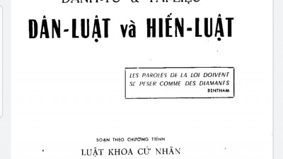 Danh Từ và Tài Liệu Dân luật và Hiến luật 