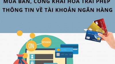 Tổng hợp 15 bản án tội thu thập, tàng trữ, trao đổi, mua bán, công khai hóa trái phép thông tin về tài khoản ngân hàng