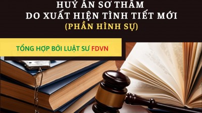 TỔNG HỢP 11 BẢN ÁN TOÀ ÁN CẤP PHÚC THẨM TUYÊN HUỶ ÁN SƠ THẨM DO XUẤT HIỆN TÌNH TIẾT MỚI (PHẦN HÌNH SỰ)