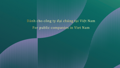 BỘ NGUYÊN TẮC QUẢN TRỊ CÔNG TY VIỆT NAM