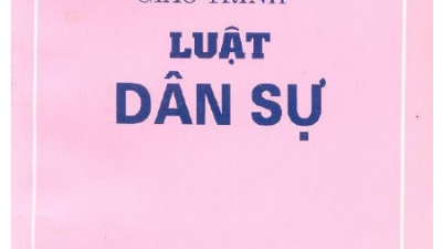 GIÁO TRÌNH LUẬT DÂN SỰ