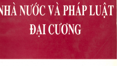 GIÁO TRÌNH NHÀ NƯỚC VÀ PHÁP LUẬT ĐẠI CƯƠNG (NĂM 2000)