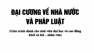 ĐẠI CƯƠNG VỀ NHÀ NƯỚC VÀ PHÁP LUẬT