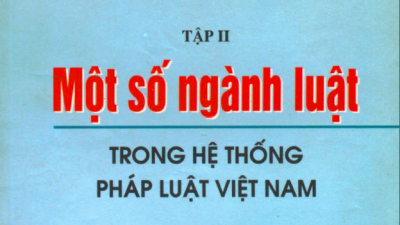 TÀI LIỆU HỌC TẬP VÀ NGHIÊN CỨU MÔN HỌC NHÀ NƯỚC VÀ PHÁP LUẬT (TẬP II): MỘT SỐ NGÀNH LUẬT TRONG HỆ THỐNG PHÁP LUẬT VIỆT NAM