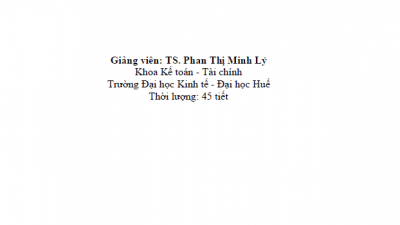 BÀI GIẢNG THANH TOÁN QUỐC TẾ (NĂM 2006)