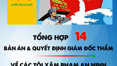 TỔNG HỢP 14 BẢN ÁN VÀ QUYẾT ĐỊNH GIÁM ĐỐC THẨM VỀ CÁC TỘI PHẠM AN NINH QUỐC GIA