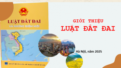 TÀI LIỆU TẬP HUẤN: GIỚI THIỆU NHỮNG ĐIỂM MỚI CỦA LUẬT ĐẤT ĐAI 2024