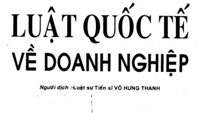 GIÁO TRÌNH LUẬT QUỐC TẾ VỀ DOANH NGHIỆP