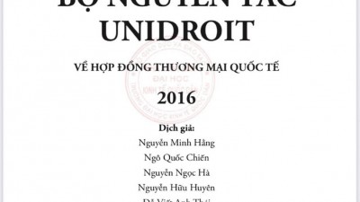 Bộ Nguyên tắc UNIDROIT về Hợp đồng thương mại quốc tế năm 2016
