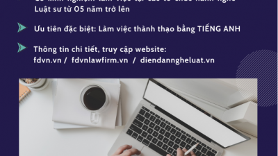 FDVN THÔNG BÁO TUYỂN DỤNG