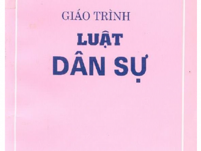 GIÁO TRÌNH LUẬT DÂN SỰ