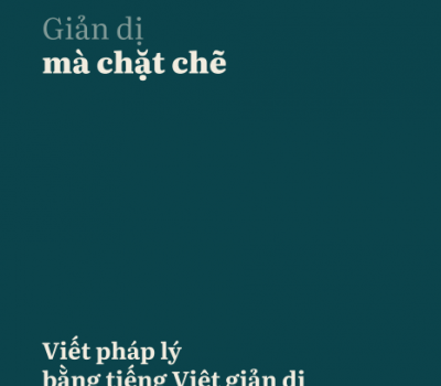 SÁCH VIẾT PHÁP LÝ BẰNG TIẾNG VIỆT GIẢN DỊ