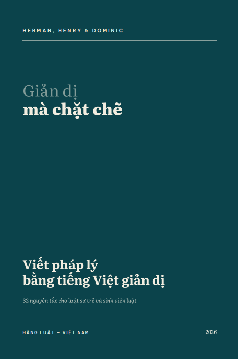 SÁCH VIẾT PHÁP LÝ BẰNG TIẾNG VIỆT GIẢN DỊ