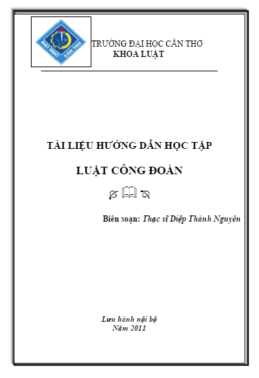 TÀI LIỆU HƯỚNG DẪN HỌC TẬP: LUẬT CÔNG ĐOÀN